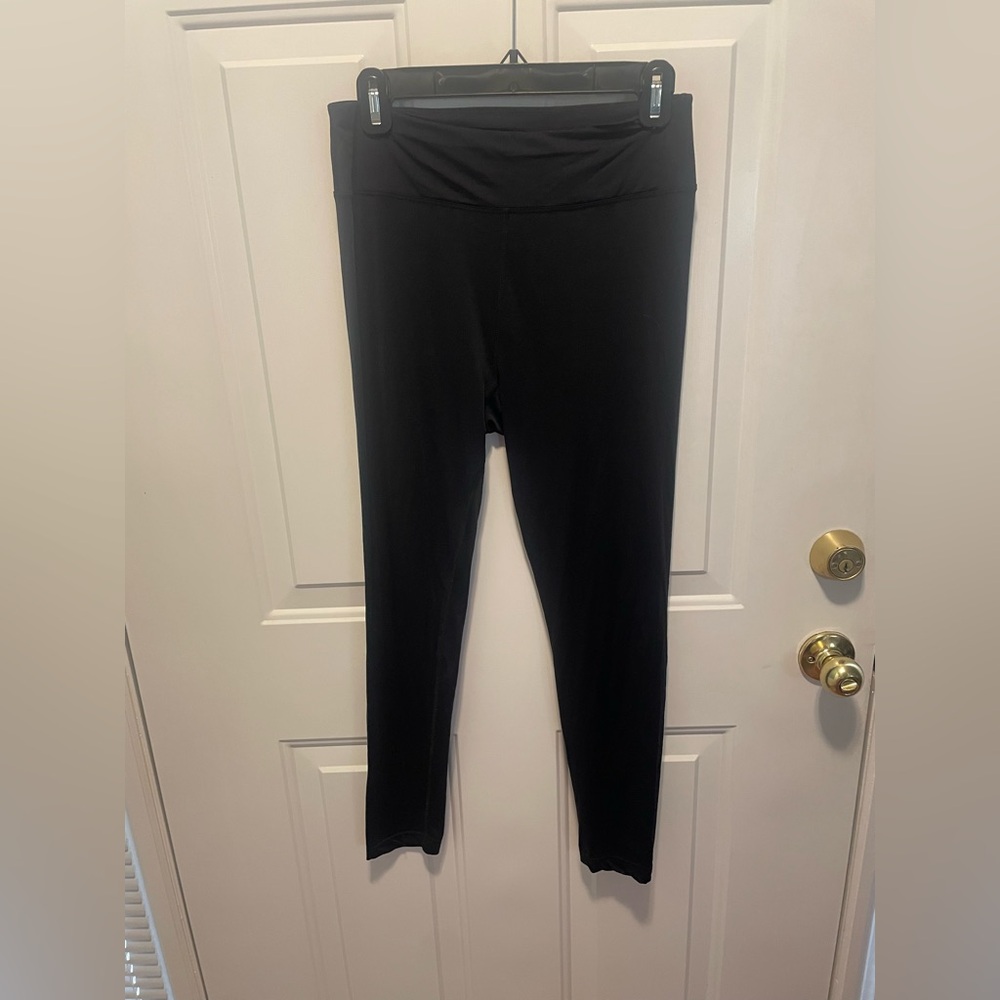 Black Copper Compression Leggings Women Large